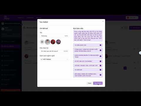 Hướng dẫn tạo Chatbot Preny AI vô cùng dễ dàng .
