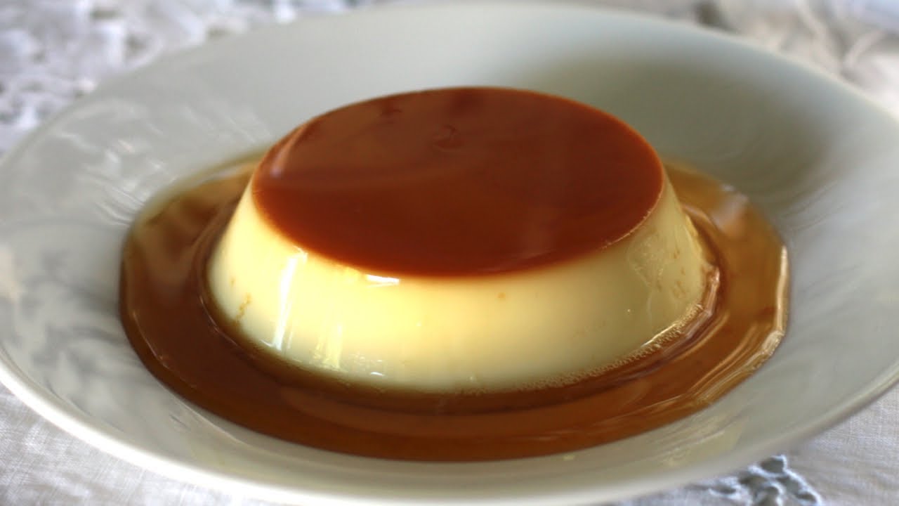 Flan creme caramel (custard pudding / bánh flan) - YouTube