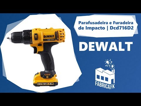 Parafusadeira Furadeira Impacto Bateria 3/8” 12V Biv Dewalt - Vídeo explicativo