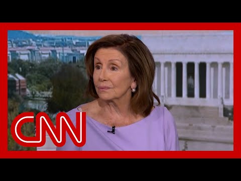 Reporter asks Pelosi if Biden has her support. Hear her response