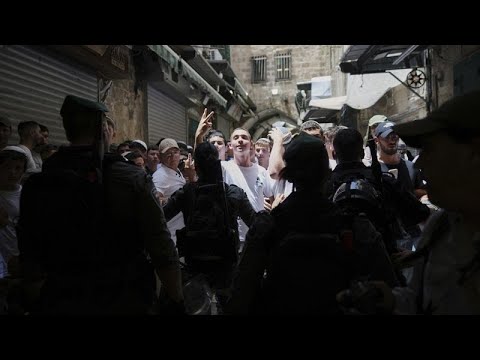 "Ημέρα της Ιερουσαλήμ": Ένταση στην πορεία Ισραηλινών εξτρεμιστών στα σοκάκια της Παλιάς Πόλης