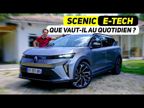 1 semaine et 1500km d'essai du SCENIC E-TECH ELECTRIQUE pour savoir ce qu'il vaut au quotidien
