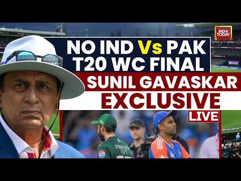 Rajdeep Sardesai LIVE: Sunil Gavaskar Exclusive | Pakistan Boycotts T20 WC Match Against India