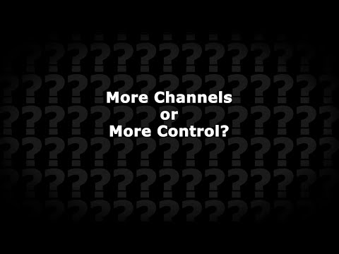 Get Lifted: More Channels or More Control?