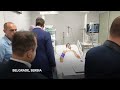 Serbia president visits police officer who was injured in attack at Israel embassy  - 00:58 min - News - Video