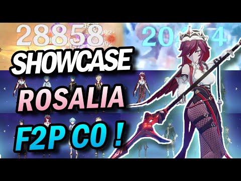 Les 4 MEILLEURES TEAMS F2P avec ROSALIA ! DPS Phys / Cryo / ...