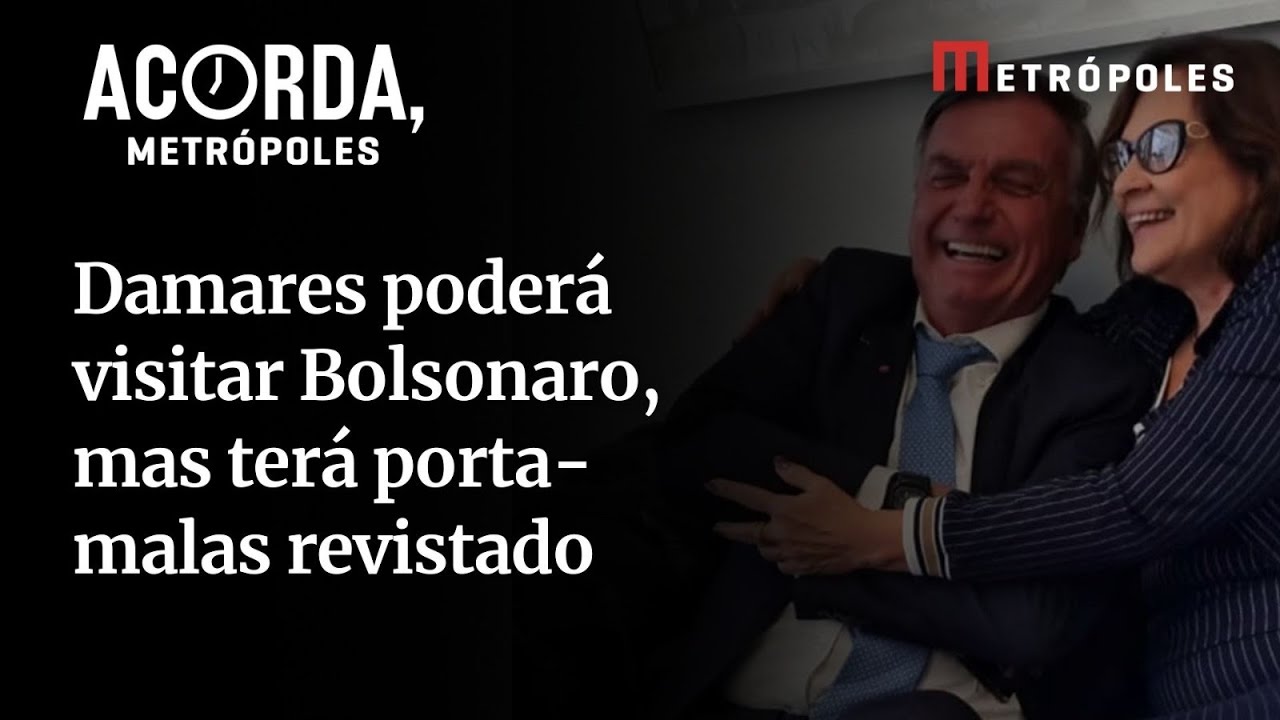 Damares Alves poderá visitar Bolsonaro mas terá porta malas revistado