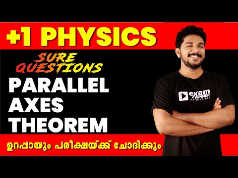 Plus One Model Exam | Physics | Parallel Axis Theorem | Exam Winner