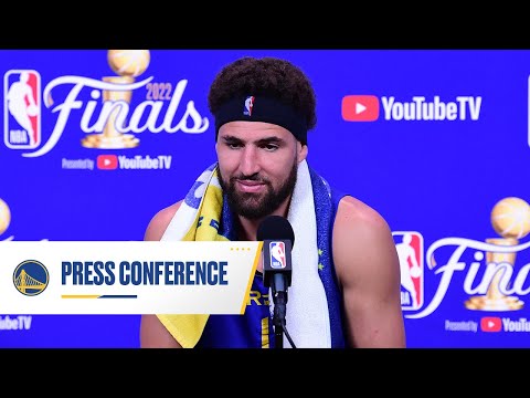 Golden State Warriors Finals Media Day | Klay Thompson video clip