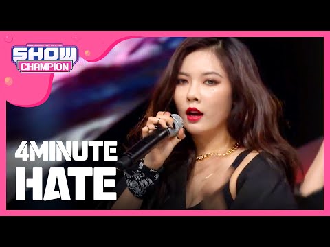 (Showchampion EP.175) 4MINUTE - Hate