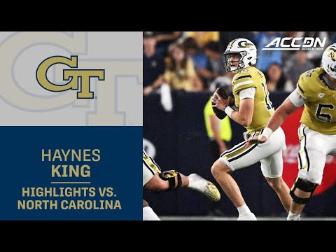 Georgia Tech QB Haynes King Throws For 4 Touchdown In A Upset Win - BVM ...