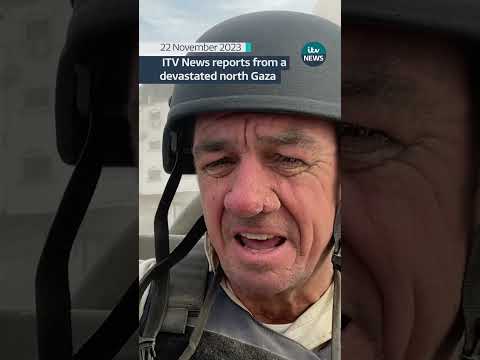 ITV News reports from Gaza city #itvnews #news #gaza #gazacity #israel #alshifa