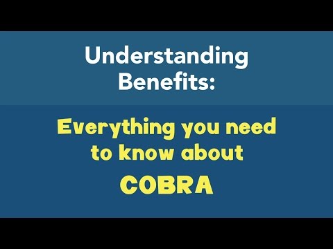 Everything you need to know about COBRA