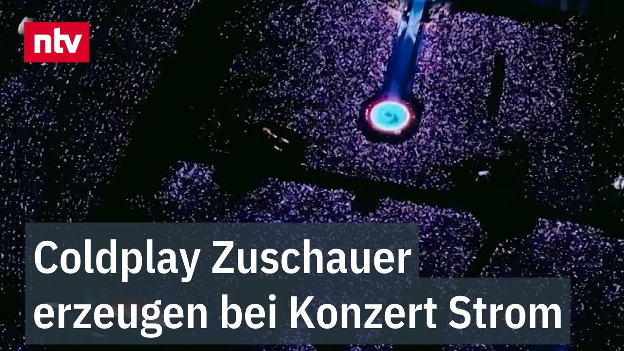 Entsteht der Strom der Zukunft in Arenen und Malls? - Coldplay nutzen System bereits