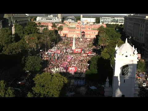 Thousands protest in Buenos Aires against Milei's diversity policies | AFP