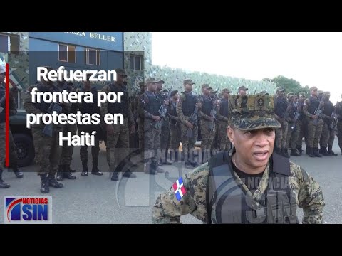 Refuerzan frontera por protestas en Haití