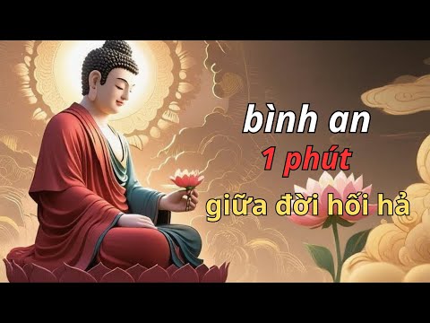 phật pháp thiền bí quyết bình an giữa cuộc đời hối hã trong một phút