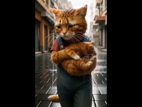 What happened to the orange cat?