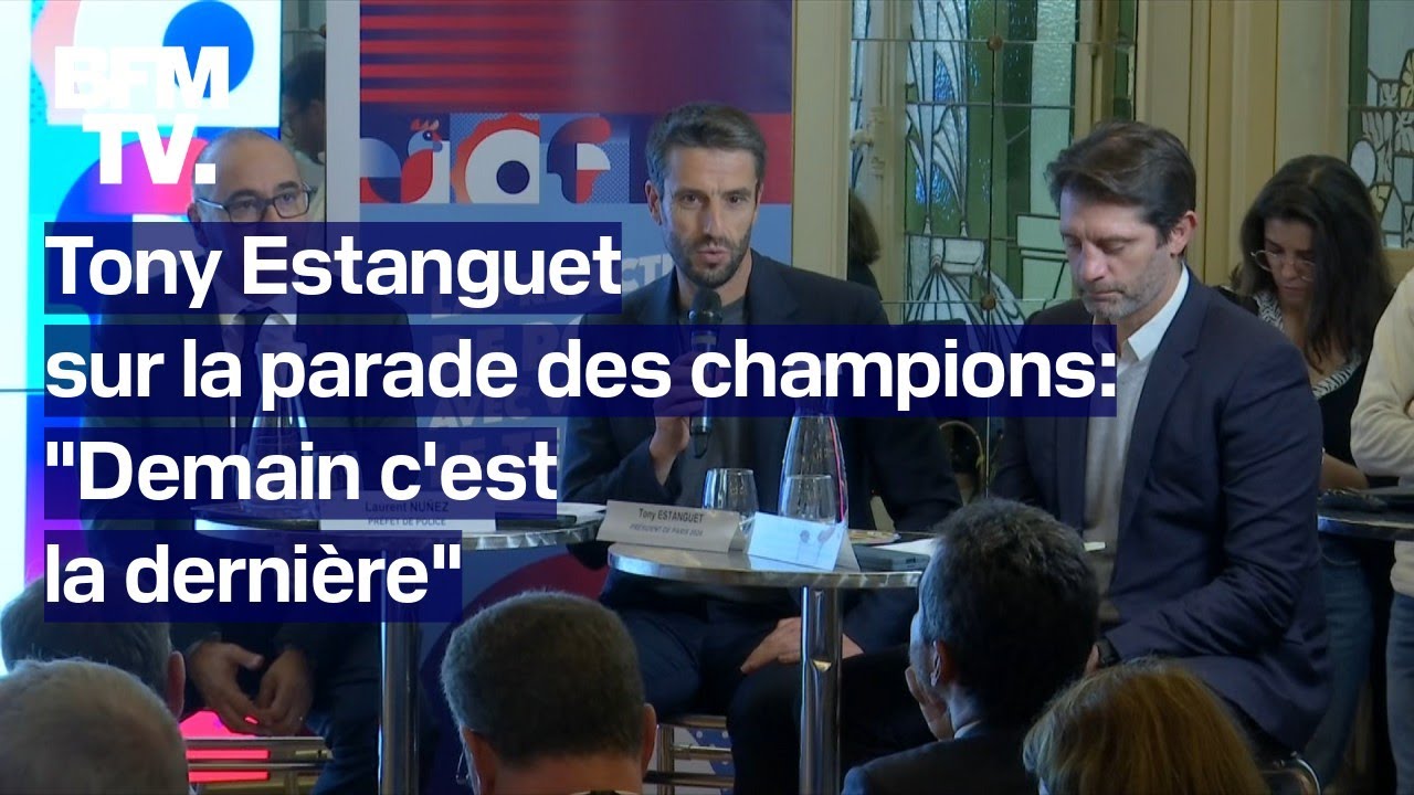 "Demain c'est la dernière": le point des autorités sur la parade des champions