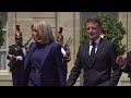 Biden and US First Lady Jill welcomed at Elysee Palace in Paris  - 01:00 min - News - Video