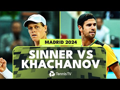 Jannik Sinner vs Karen Khachanov Highlights | Madrid 2024