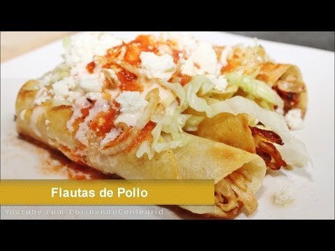 TACOS DORADOS - FLAUTAS DE POLLO