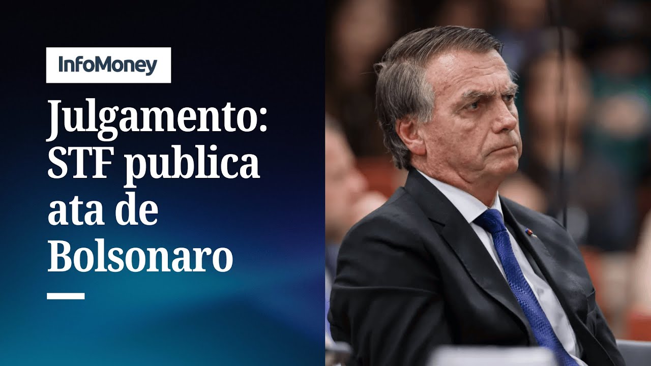 STF publica ata do julgamento de Bolsonaro e inicia prazo para acórdão | InfoMoney News