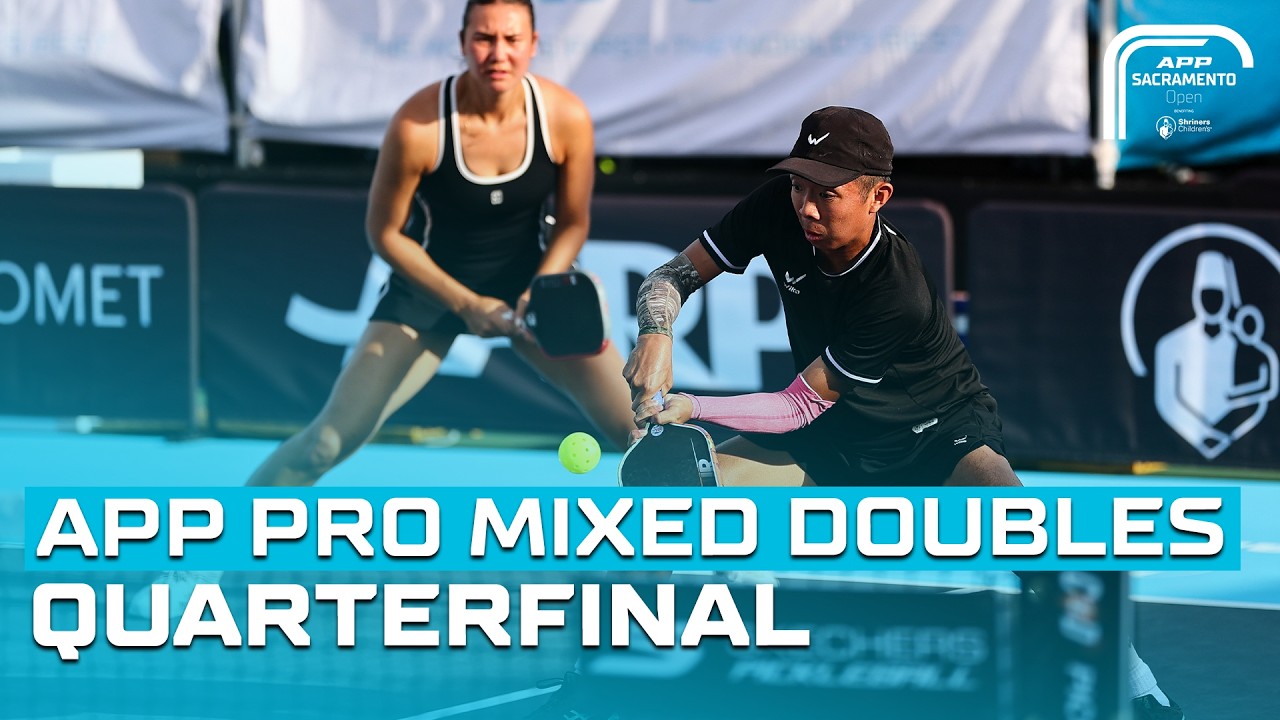 Vivian Glozman & Quang Duong vs. Bobbi Oshiro & Randy Blanco at the APP Sacramento Open | APP Tour