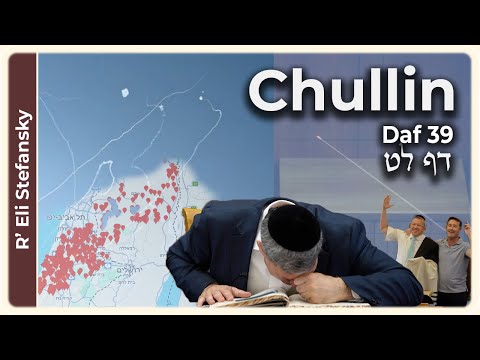 Daf Yomi Chullin Daf 39 by R' Eli Stefansky