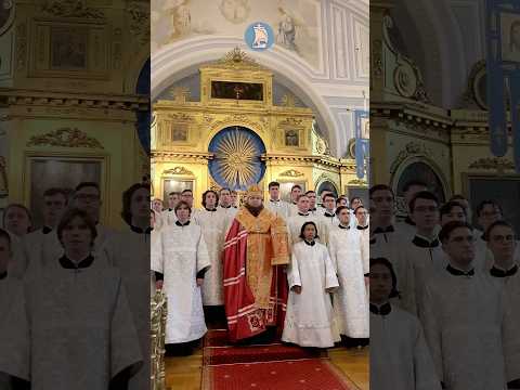 📸 Хиротесия во чтецы накануне престольного праздника Санкт-Петербургской Духовной Академии