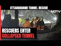 Uttarakashi Tunnel Collapse | Rescuers Enter Collapsed Uttarakhand Tunnel, 41-Bed Hospital Ready