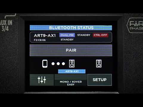 RCF ART 9-AX - Dual Bluetooth connection