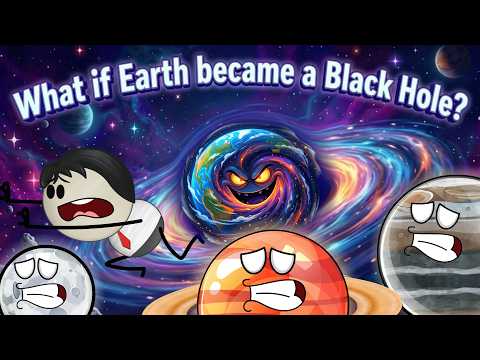 What if <strong>Earth</strong> became a Black Hole? | #aumsum #kids #science
