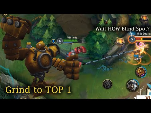 Wild Rift Grind To Top 1 Blitzcrank Lol Mobile Vikings League Of Legends