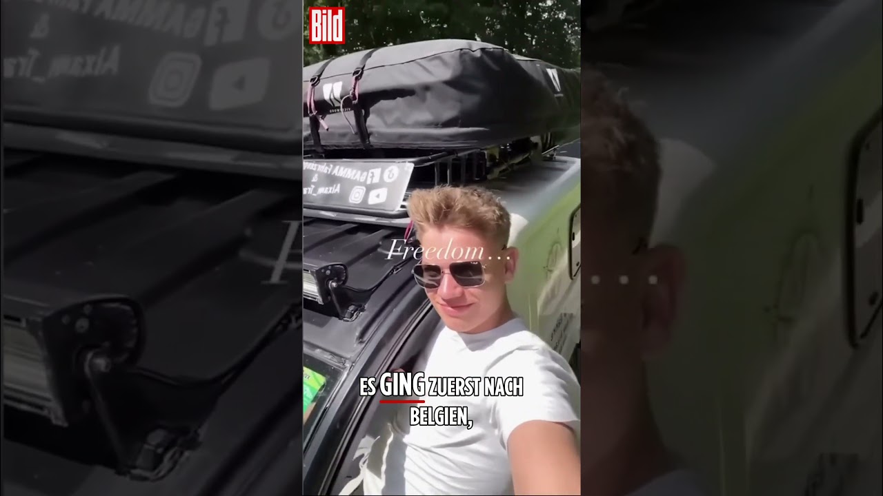 Timon (16) fährt mit dem Camper bis ans Mittelmeer | shorts
