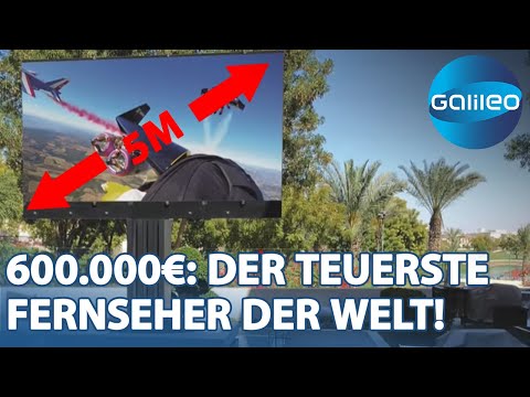 So teuer wie ein ganzes Haus! Der teuerste & größte Fernseher der Welt | Galileo | ProSieben