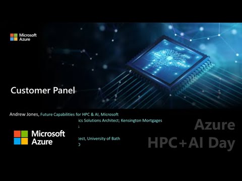 Azure_HPC+AI Day: Customer Panel