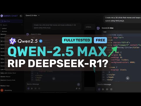 Qwen-2.5 Max : This NEW LLM BEATS DEEPSEEK-V3 & R1? (Fully Tested)