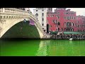 Climate change protesters turn Venice canal green  - 00:35 min - News - Video