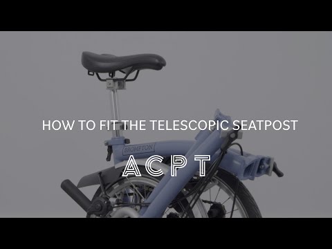 How to fit the telescopic seatpost
