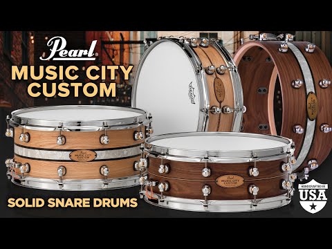 Music City Custom Solid Snare Drums