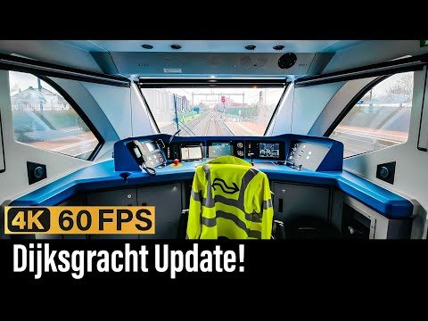 Train Cab Ride NL / Dijksgracht Update / Amsterdam - Hilversum - Amersfoort / Sprinter / Dec 2023