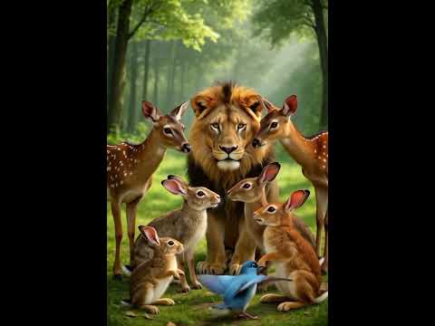 जंगल का राजा शेर #youtube #happy #instagram #moralstories #facebook #facts #facebook #funnycartoon