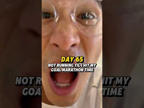Day 65 - (NOT) Running until I hit my goal marathon time