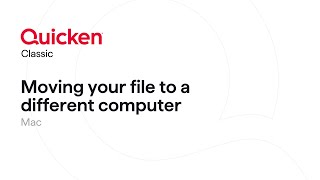 How to move your Quicken file from one computer to another