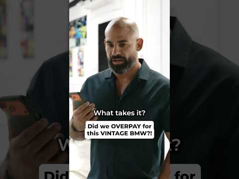 Did we OVERPAY for this VINTAGE BMW?!