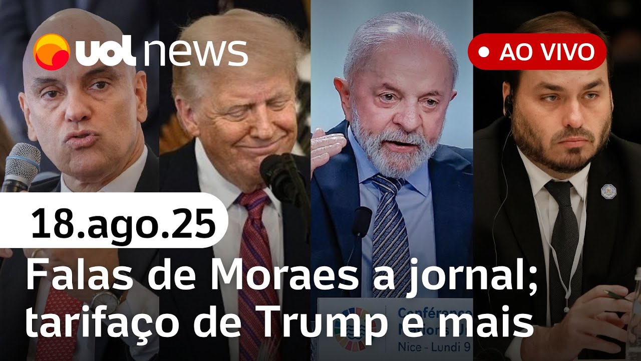 Moraes diz que não recuará sobre Bolsonaro Carlos e Eduardo criticam governadores gari morto em BH