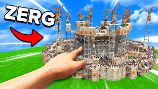 YouTube thumbnail for Enardo's video titled 'They griefed my viewer so I zerged them - Rust Zerg'