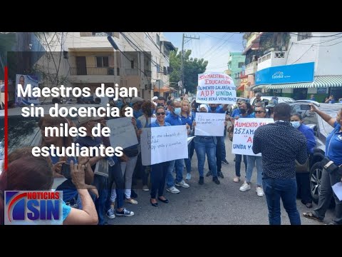 Maestros dejan sin docencia a miles de estudiantes