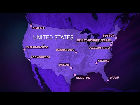 ANIMATED MAP: Venues for the 2026 World Cup | AFP Animé